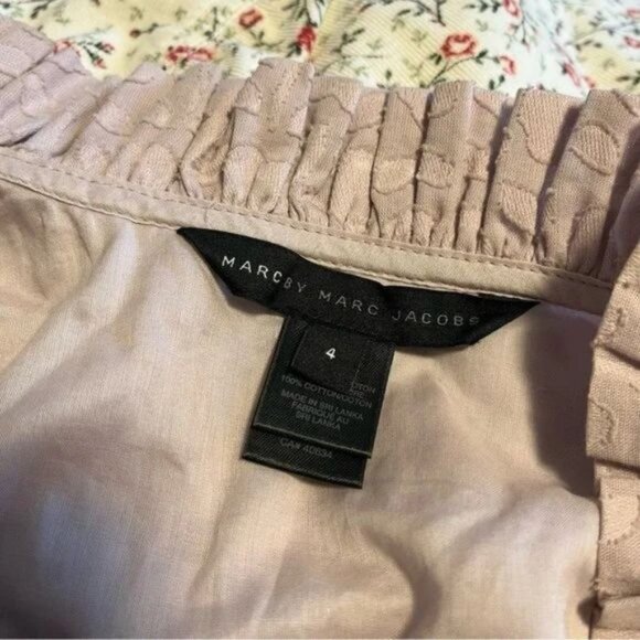 The Marc By Marc Jacobs Ruffles Hem Sleeveless Top size US 4 - Picture 5 of 7